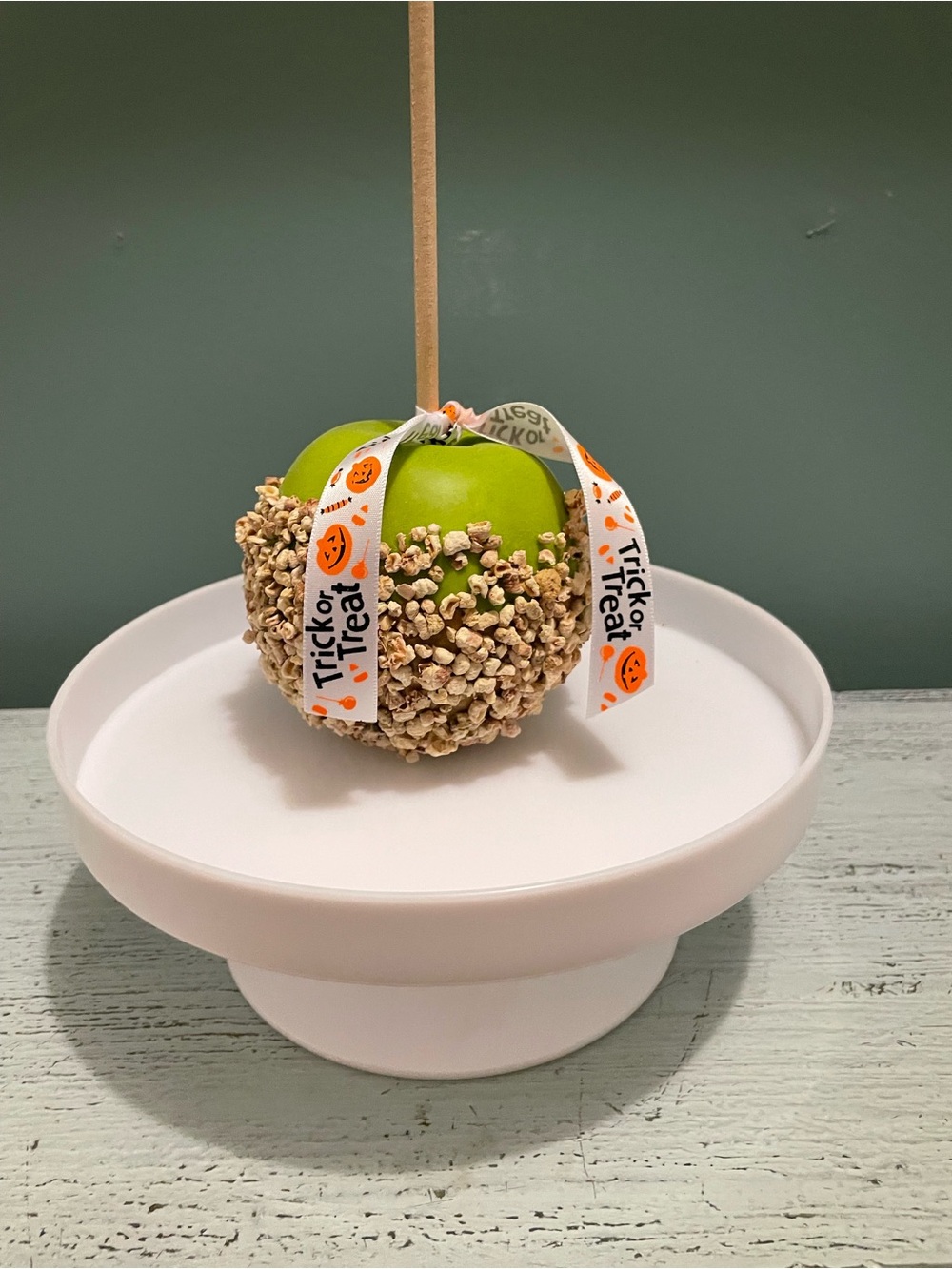 Fall/Halloween artisan made candy apple